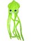 Novelty Green Squid With Long Tentacles Party Hat Cap Costume Accessory